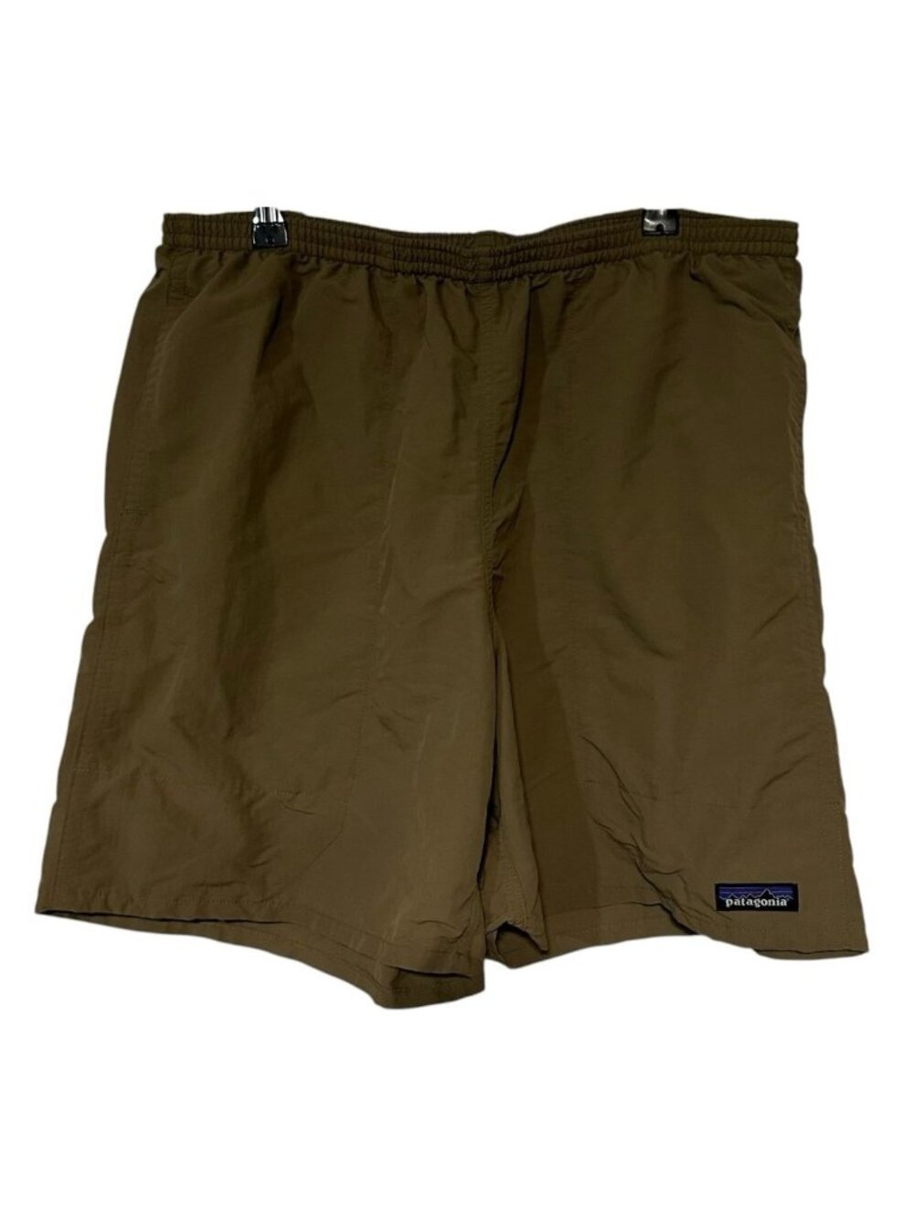 Vintage 90s Patagonia Baggies Shorts Mens Large Tan Mesh Liner Swim Active Nylon